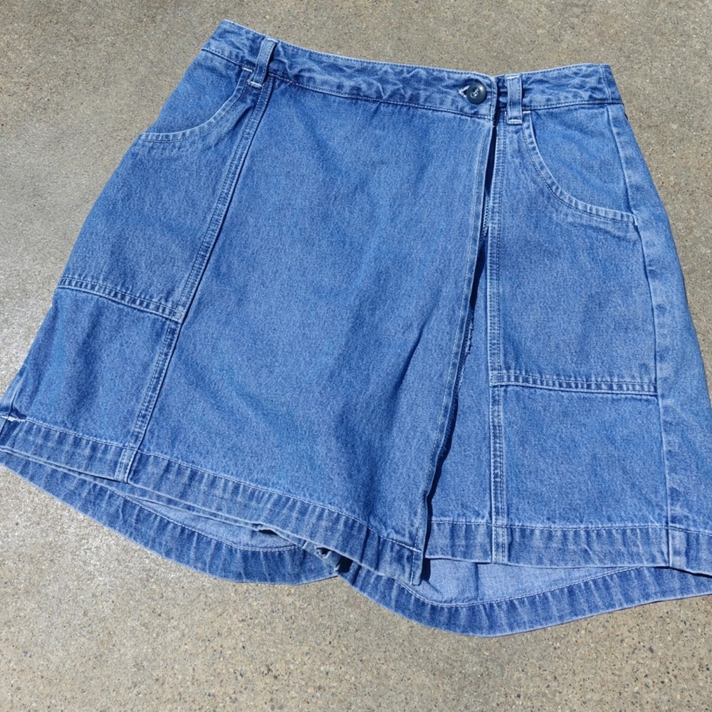 Vintage 70s Denim Skort